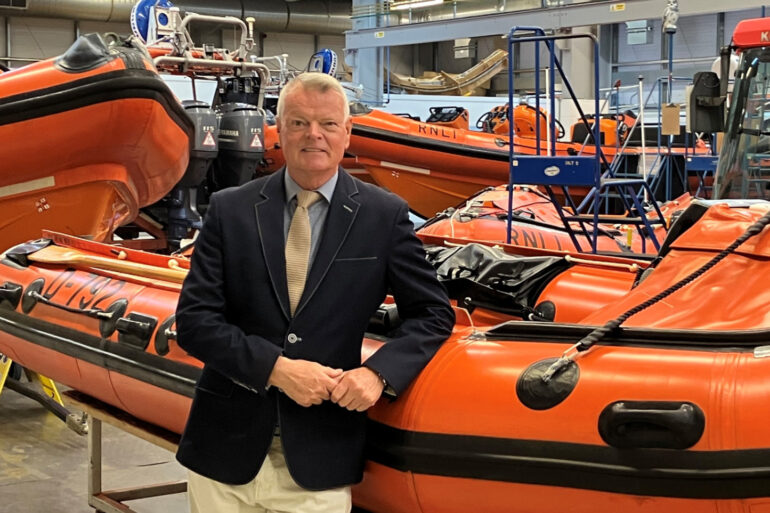 Karl Love at RNLI Inshore Lifeboat
