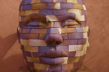 sculpture of a face
