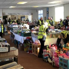 shanklin rotary sale at the ymca - General sale room
