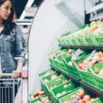woman shopping in a supermarket