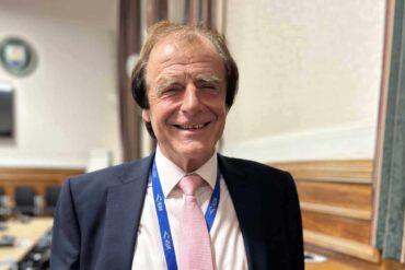 Phil Jordan in council chamber