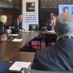 Richard Quigley MP chairing the inaugural meeting of the APPG on Cancer in Children and Young People