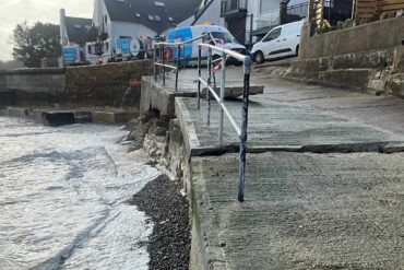 damaged slipway at seaview