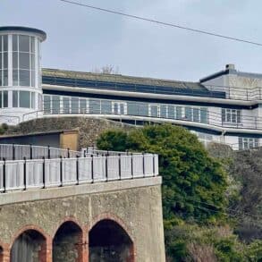 View of the Ventnor Winter Gardens from the seafront