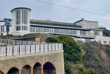 View of the Ventnor Winter Gardens from the seafront