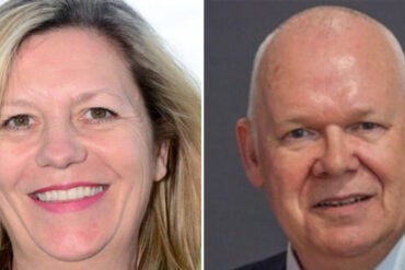 Clare Mosdell and Geoff Brodie