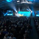 Audience of Reform UK rally on the Isle of Wight