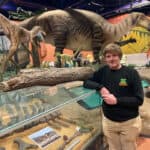 Dr David Button at Dinosaur Isle