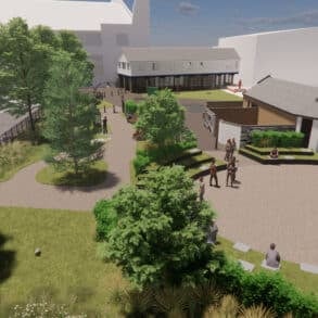 Artist's impression of what the new space will look like