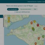 Find cheap fuel map