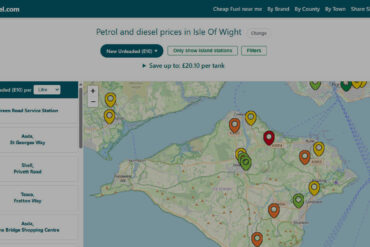 Find cheap fuel map