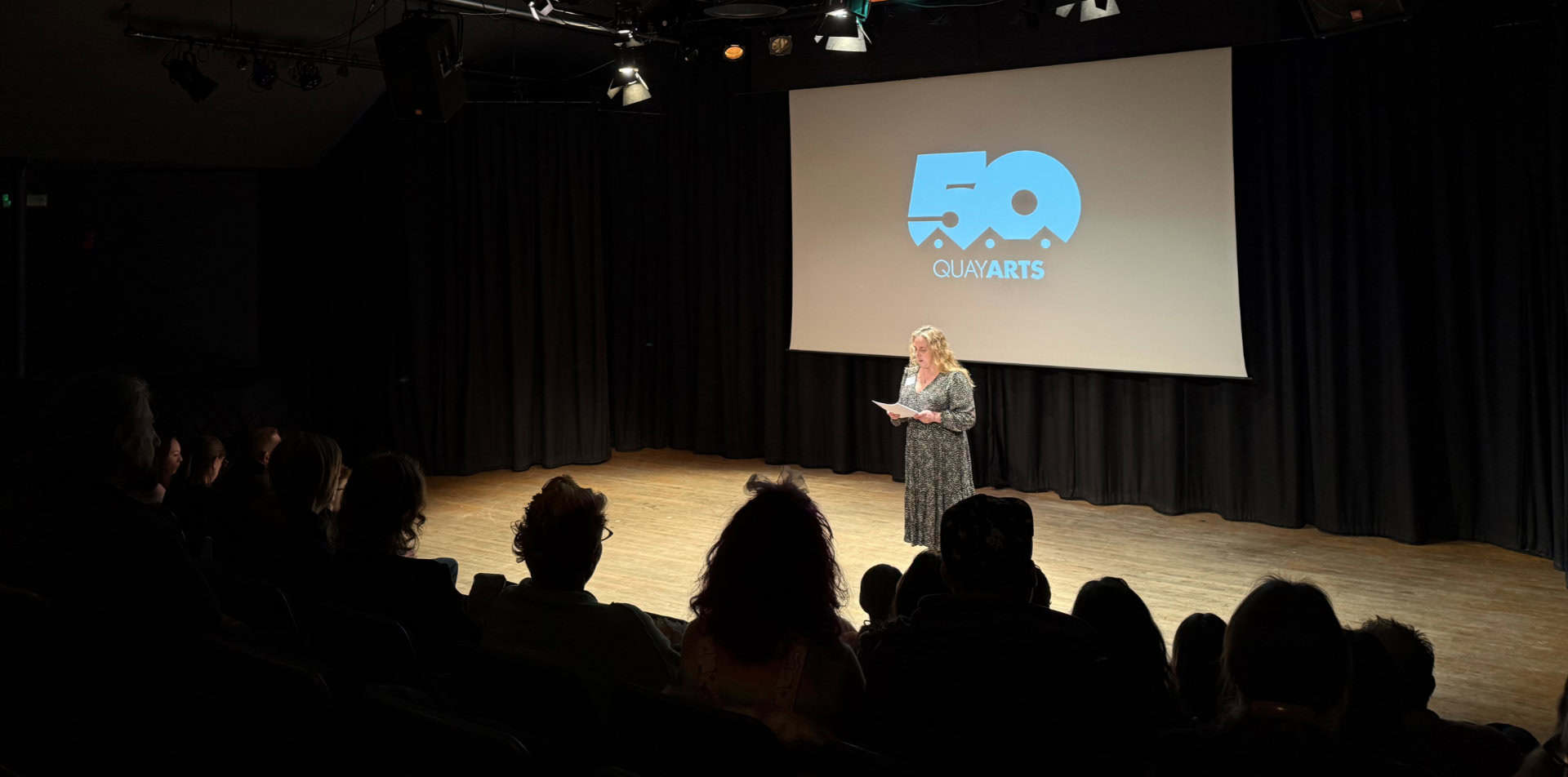 Lisa Kerley at Film Launch at Quay Arts