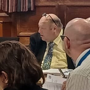 Paul Fuller at council meeting