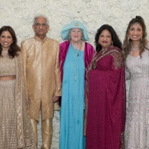 Robert Lever, Kavita Gulati, Arun Gulati, Lady Grylls, Jessy Gulati, Radhika Rampat, Rajiv Rampat
