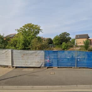 Site of the former Savoy Hotel in Sandown