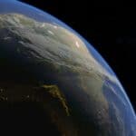 View of the earth from space