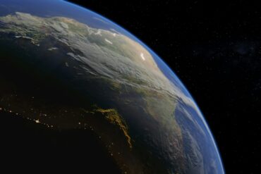 View of the earth from space