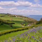overlooking Luccombe