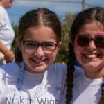 Children taking part in Walk the Wight