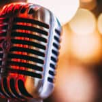 vintage microphone