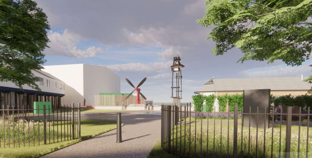 Artist impression of the hovercraft propellor