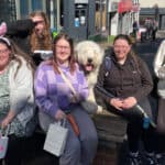 Grace, Phae, Erin, Ziggy the dog, Molly and Ellie