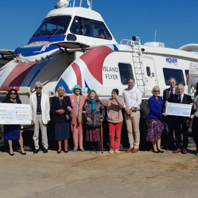 Dementia UK cheque presentation