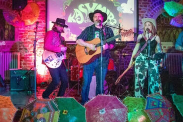 Kindred Found performing on stage at Quay Arts