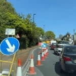 Lane closed on start of Fairlee Road