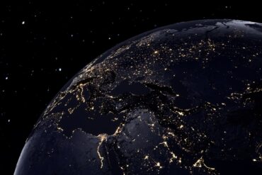 View of earth from space