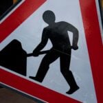 roadworks sign