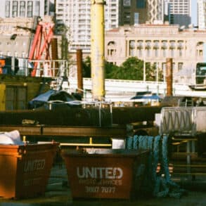 Building site in Australian city