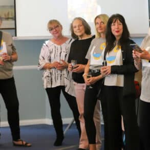 Organisers of the skate art auction
