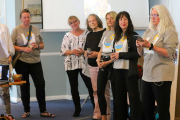 Organisers of the skate art auction