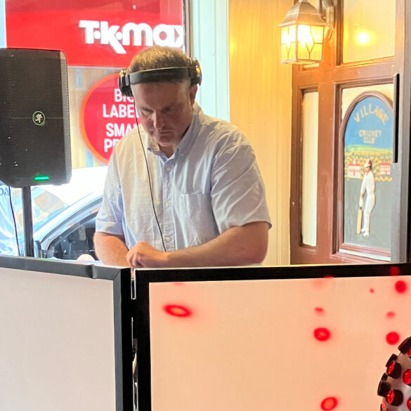 Jase DJing