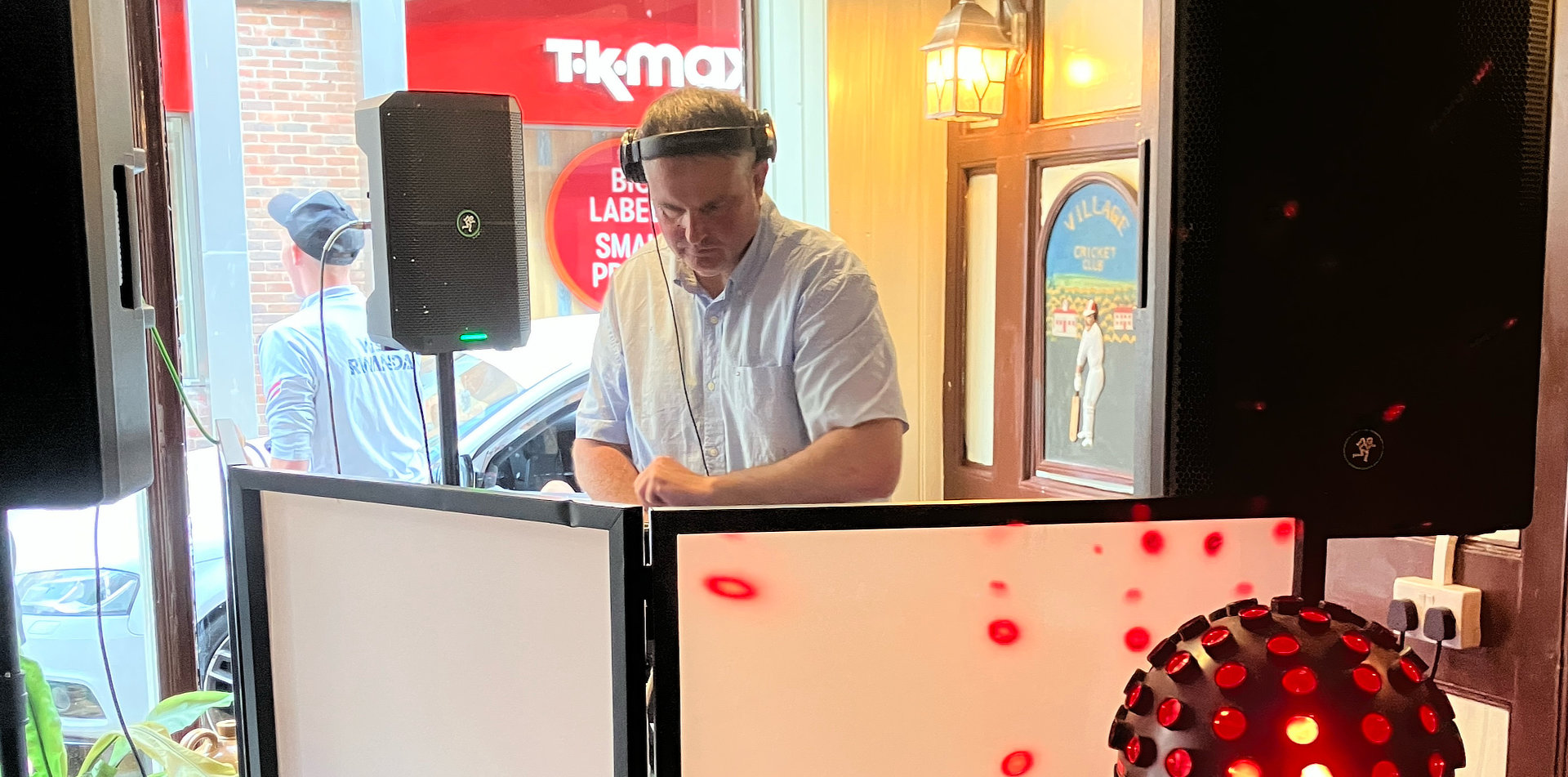 Jase DJing