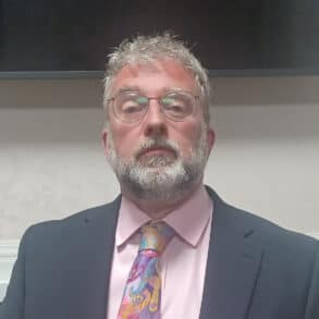 Jonathan Bacon in council chamber after being elected leader