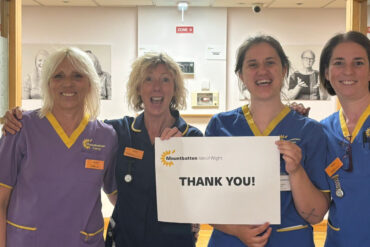Mountbatten nurses and carers celebrate winning gold at the Smiley Charity Film Awards 2026