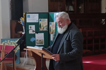 Steve Cooper at community meeting