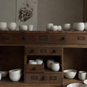 Sue Paraskeva's cream porcelain