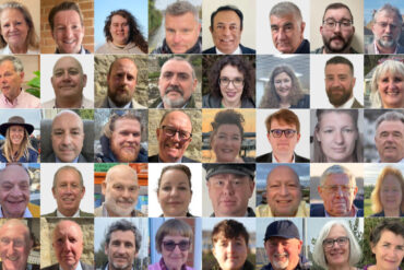 Montage of election faces