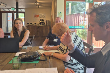 Joe Robertson MP and others at Sandown Roundtable