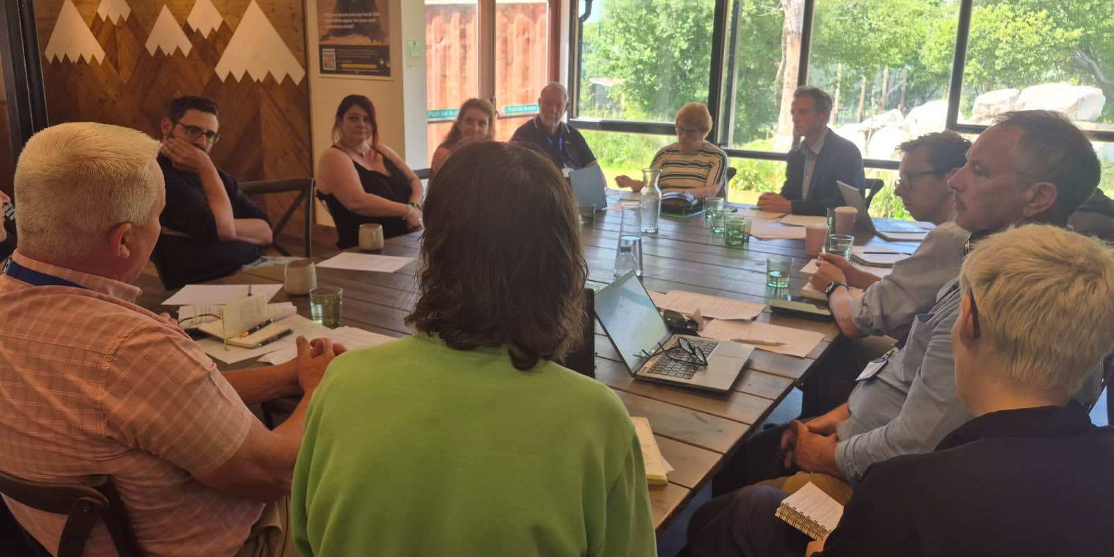 Joe Robertson MP and others at Sandown Roundtable