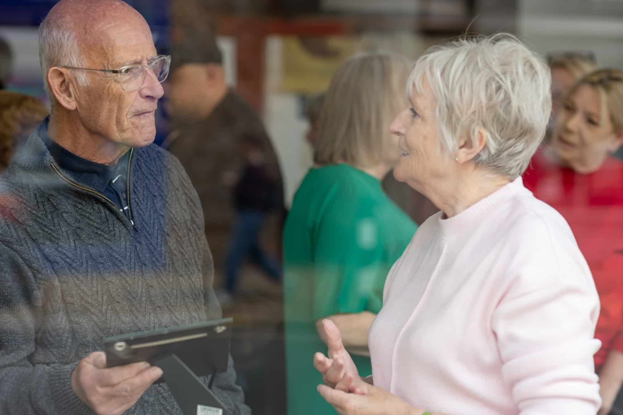 People talking at the Ronson Reunited event