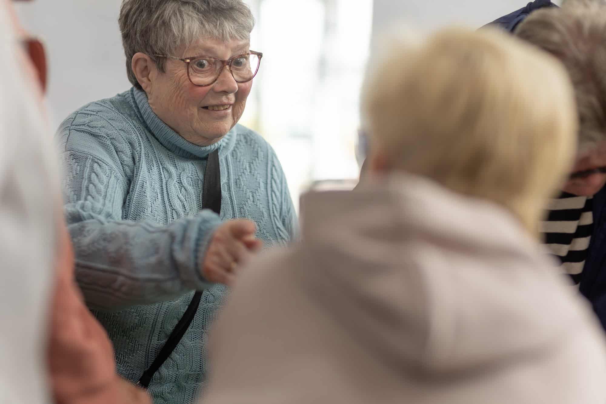 People talking at the Ronson Reunited event
