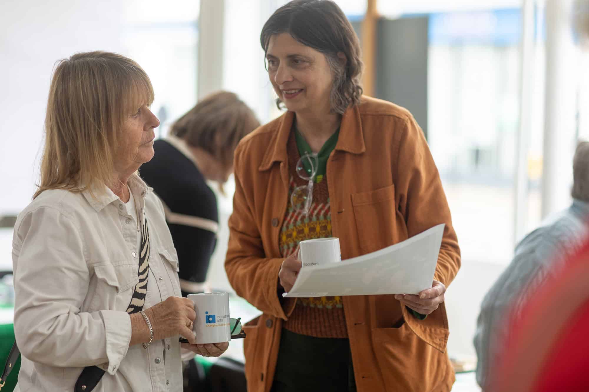 People talking at the Ronson Reunited event