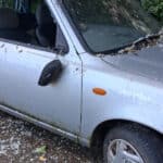 Abandoned car