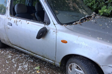 Abandoned car