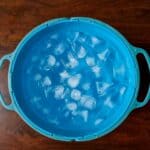 Bucket of ice water