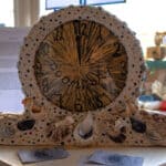 Wendy Welsford's Doomsday Clock made with nurdles